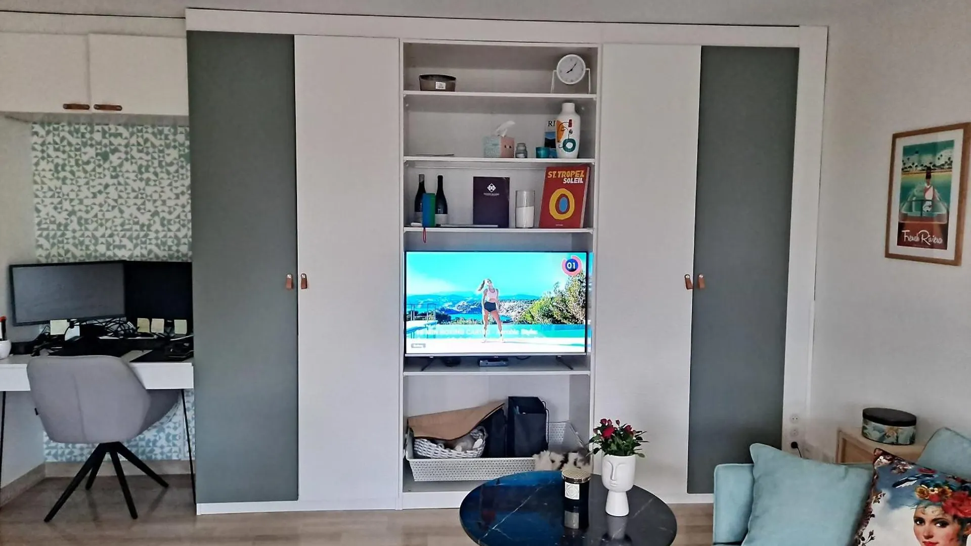 Henri Camille Real Estate -Beautiful One Bedroom Swimming Pool And Parking Cannes